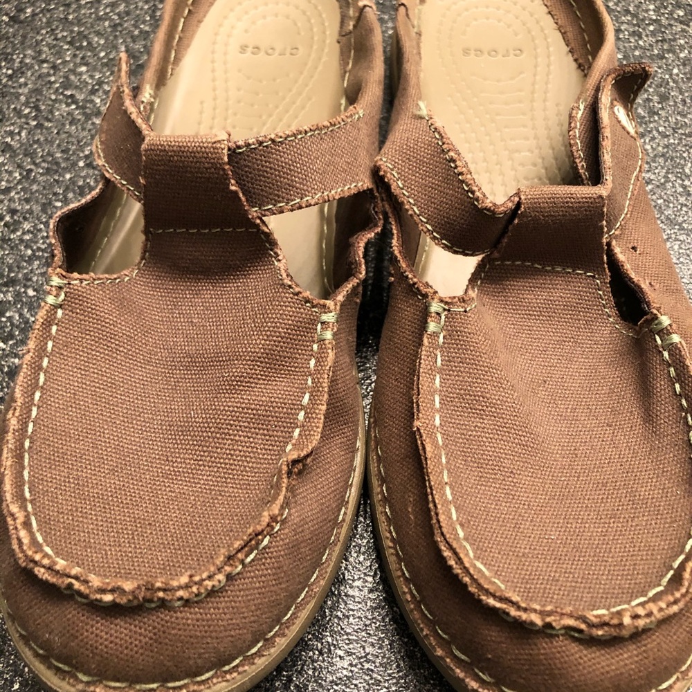 CROCS Canvas Shoe NWOT - sz 9 - Picture 4 of 8